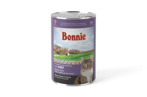 BONNIE KEDI KONS. 400GR DANA ETLI SOSLU*12 BNK059 resmi