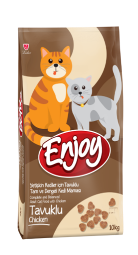 ENJOY KEDİ MAMASI 10 KG TAVUK ETLİ *ENJ35 resmi