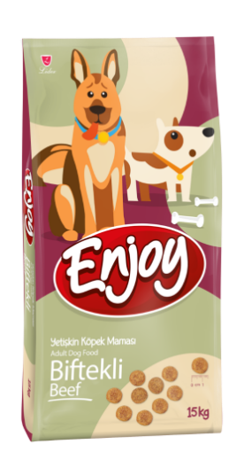 ENJOY KÖPEK MAMASI 15 KG BİFTEKLİ resmi