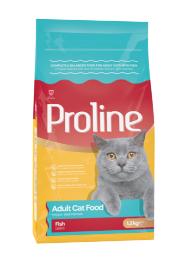 PROLİNE KEDİ MAMASI 1,2 KG BALIKLI resmi