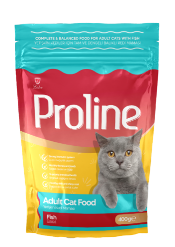 PROLINE KEDİ MAMASI 400 GR BALIKLI *PRO235
 resmi