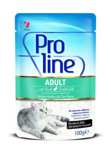 PROLİNE POUCH KEDİ 100 GR ÖRDEK ETLİ resmi