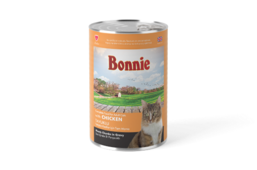 BONNİE KEDİ KONSERVE 400GR TAVUKLU SOSLU resmi