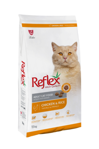 REFLEX KEDİ MAMASI 15 KG TAVUK ETLİ resmi