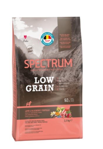 SPECTRUM LOW GRAIN KÖPEK MAMASI 2,5 KG YAVRU MINI IRK KUZU & YABAN MERSİNİ *SPL003 resmi