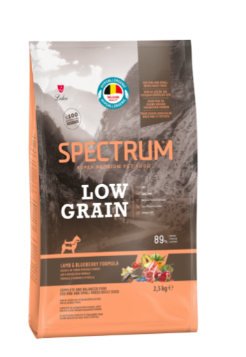 SPECTRUM LOW GRAIN KÖPEK MAMASI 2,5 KG MINI IRK KUZU & YABAN MERSİNİ *SPL002 resmi