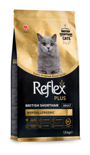 REFLEX KEDİ MAMASI 1,5 KG BRITISH SHORTHAIR YETİŞKİN *RFX502 resmi