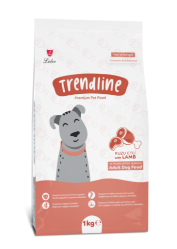 TRENDLINE KÖPEK MAMASI 1 KG KUZU ETLİ resmi