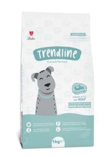 TRENDLINE KÖPEK MAMASI 1 KG DANA ETLİ resmi
