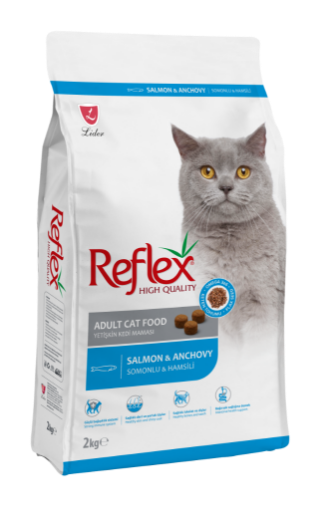 REFLEX KEDİ MAMASI 2 KG SOMON HAMSİ resmi
