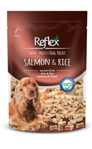 REFLEX KOP. ODUL 150GR SALMON&RICE TREATS *FR210 resmi