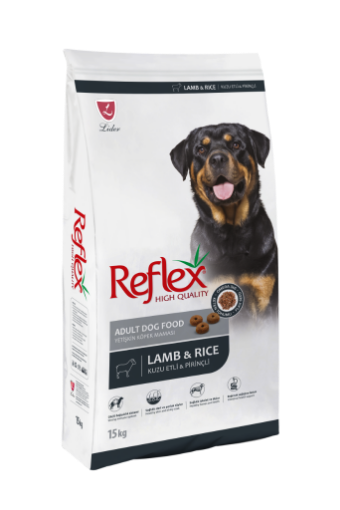 REFLEX KÖPEK MAMASI 15 KG KUZU & PİRİNÇ *RFL102 resmi