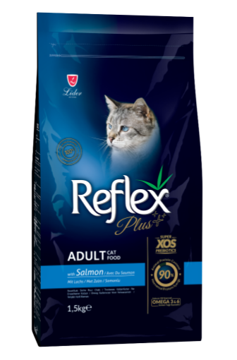 REFLEX PLUS KEDİ MAMASI 1,5 KG SOMONLU *RFX302 resmi