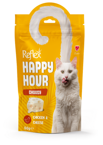 REFLEX KEDI ODUL 60GR HAPPY CHOOSY *RFT048 resmi