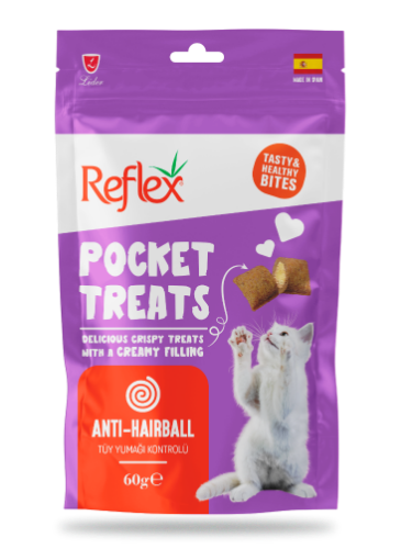 REFLEX KEDİ ÖDÜL 60 GR POCKET TÜY YUMAĞI resmi