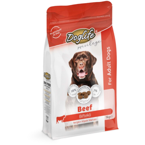 DOGLIFE KÖPEK MAMASI 1 KG BİFTEKLİ *DLFD06 resmi