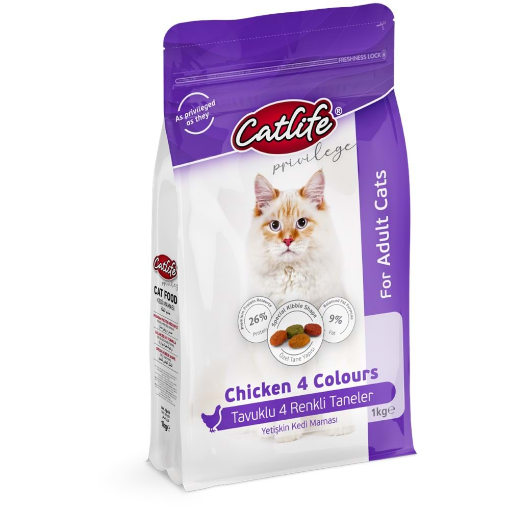 CATLIFE KEDİ MAMASI 1 KG RENKLİ *CLFD10 resmi