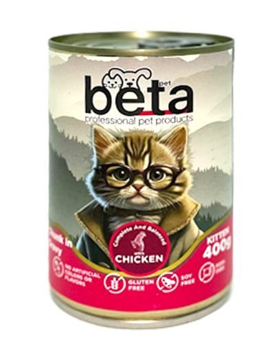 BETA KEDI KONS. 400 GR YAVRU TAVUKLU *20 resmi