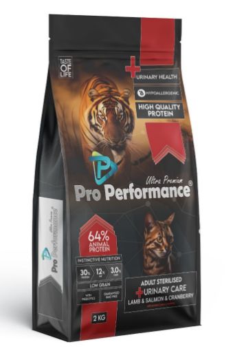 PRO PERFORMANCE KEDİ MAMASI 2 KG KISIRLAŞTIRILMIŞ KUZU & KARİDES & SOMON resmi