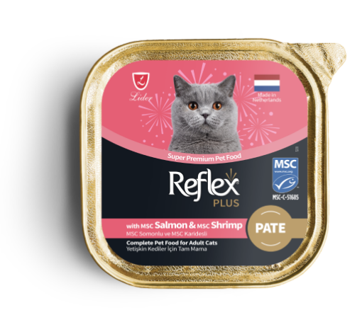REFLEX FOLYO KEDİ 85GR SOMON  KARİDESLİ resmi