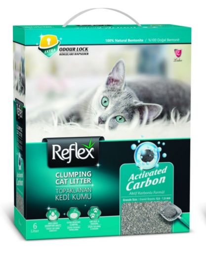REFLEX KEDI KUMU 6LT AKTIF KARBON GRI *RFB001 resmi