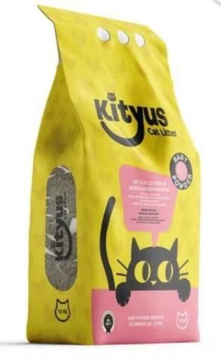 KİTYUS BEBEK PUDDRALI BENTONİT KEDİ KUMU 10KG
 resmi