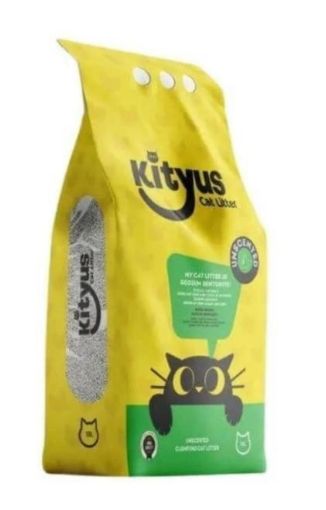 KİTYUS KOKUSUZ BENTONİT KEDİ KUMU 10KG resmi
