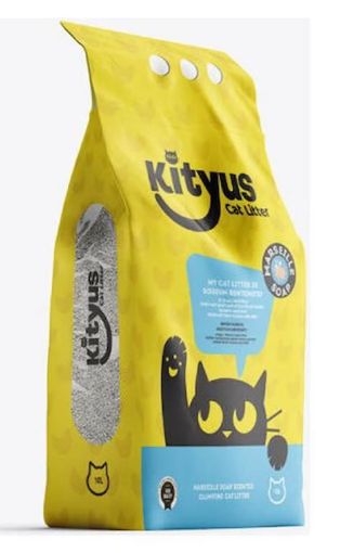 KİTYUS MARSİLYA SABUNLU BENTONİT KEDİ KUMU 10KG
 resmi