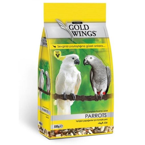 GOLD WİNGS PAPAGAN YEMİ 500GR resmi