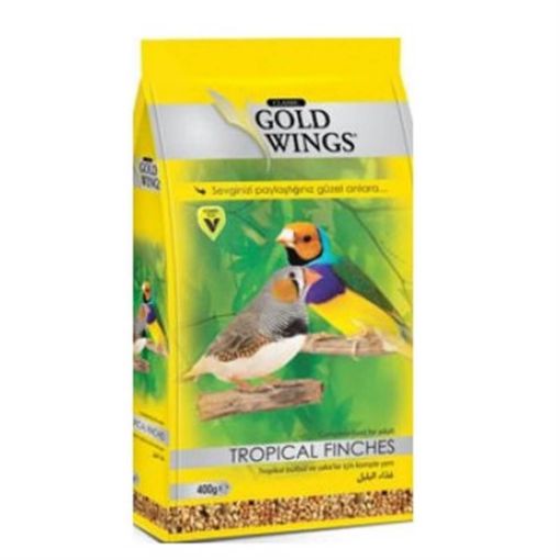 GOLD WİNGS KLASİK TROPİKAL FİNCH YEMİ 400GR resmi