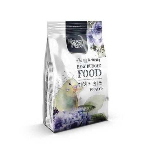 NATURE PLAN YUMURTALI BALLI YAVRU MUHABBET KUŞU YEMİ 400GR
 resmi