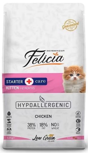 FELICIA YAVRU TAVUKLU KEDİ MAMASI 12KG resmi