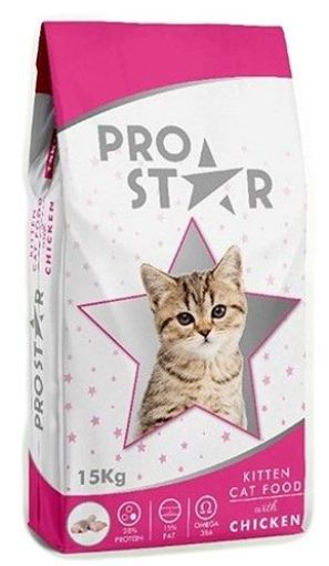 PROSTAR YAVRU TAVUKLU KEDİ MAMASI 15KG
 resmi