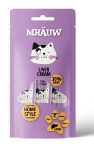 MHAUW KEDİ KREMA 4X15GR CİĞERLİ resmi