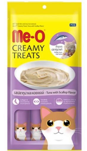 ME-O KREMA KEDİ ÖDÜL MAMASI 60GR TON BALIKLI VE DENİZ TARAKLI resmi