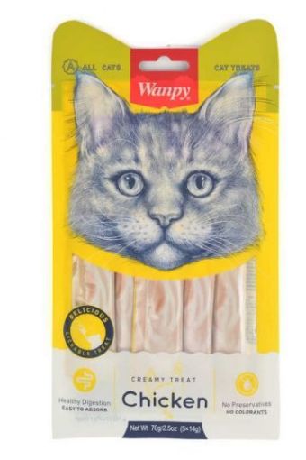 WANPY KEDİ ÖDÜL 5'Lİ 14 GR SIVI TAVUK resmi