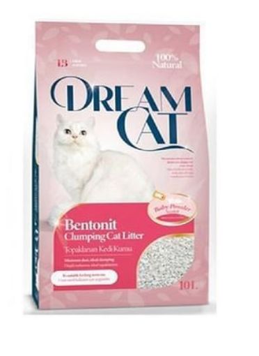 DREAM CAT KEDİ KUMU 10LT PUDRA KOKULU resmi