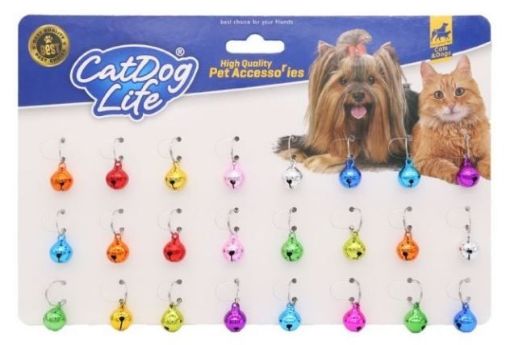 CAT & DOG LİFE KEDİ KÖPEK İÇİN RENKLİ ZİL resmi