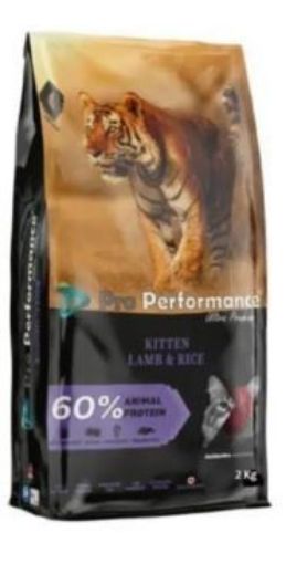 PRO PERFORMANCE KEDİ MAMASI 2 KG YAVRU KUZU & PİRİNÇ resmi