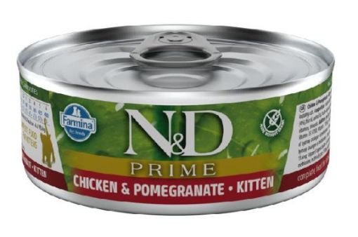 N&D PRI KONSERVE KEDİ 70 GR YAVRU TAVUKLU resmi