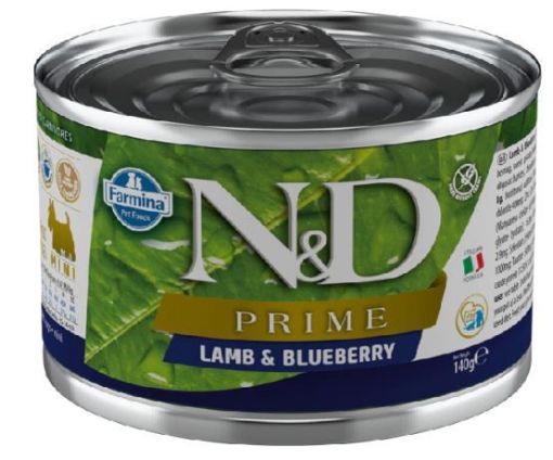 N&D PRI KONSERVE KÖPEK 140 GR KUZU & YABAN MERSİNİ resmi