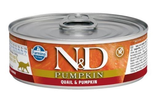 N&D PUM KONSERVE KEDİ 70 GR BAL KABAKLI & BILDIRCIN ETLİ resmi