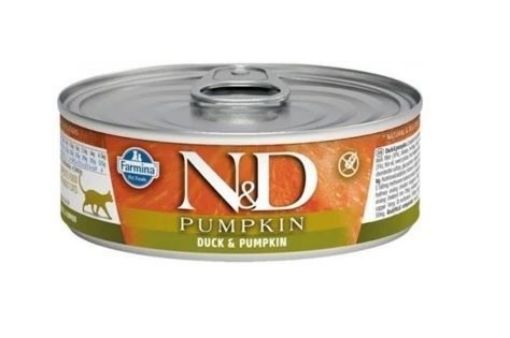 N&D PUM KONSERVE KEDİ 70 GR BAL KABAKLI & ÖRDEKLİ resmi